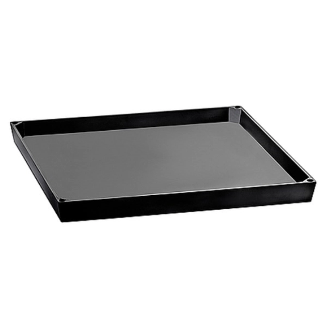 Kühlbasis/-tablett, Melamin, schwarz matt, 41x41x3.5cm