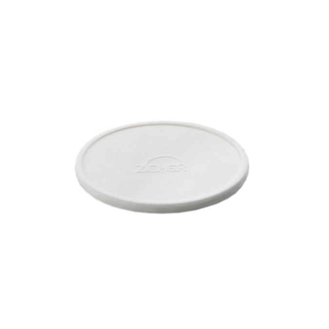 24er Set Untersetzer,Silikon, weiss, D5cm, H3mm