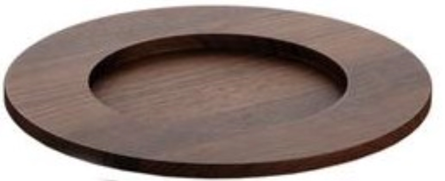 SOLID Dessous de plat en noyer massif, D22cm, H2cm
