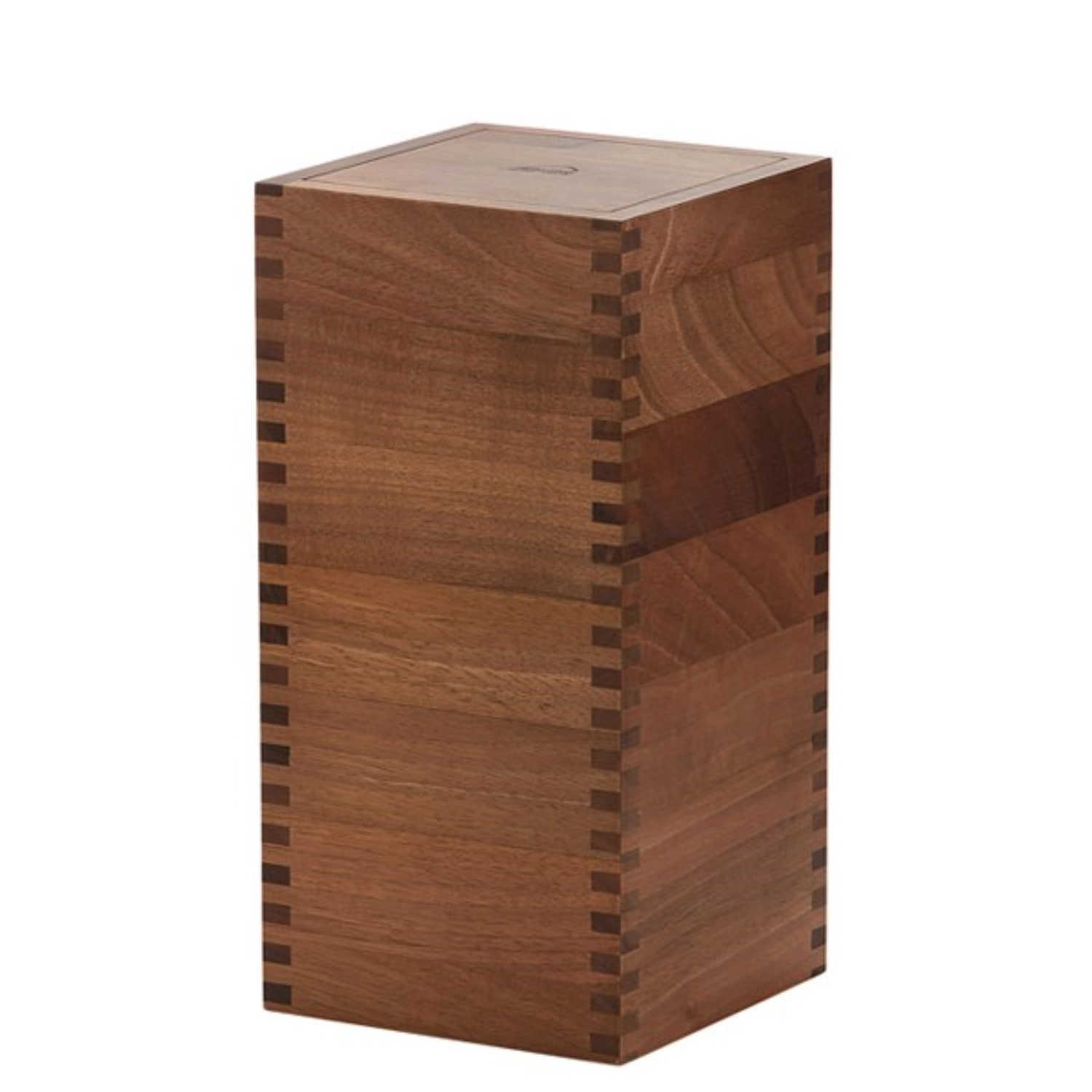 2er Set SOLID Buffetdisplay Walnussholz, 12x12x24cm