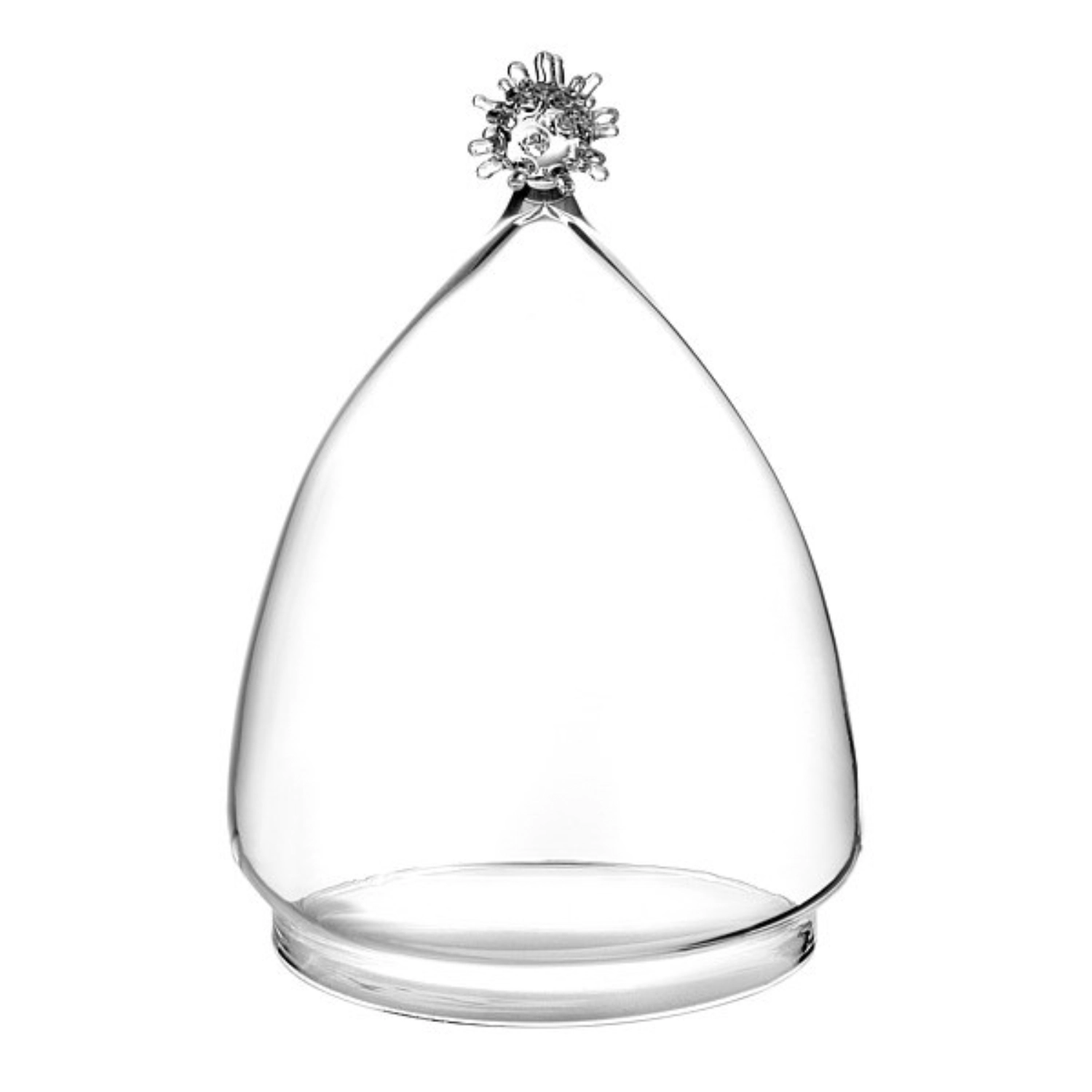 CUSPIS Cloche en verre, verre borosilicaté, D8.5cm, H12.5cm