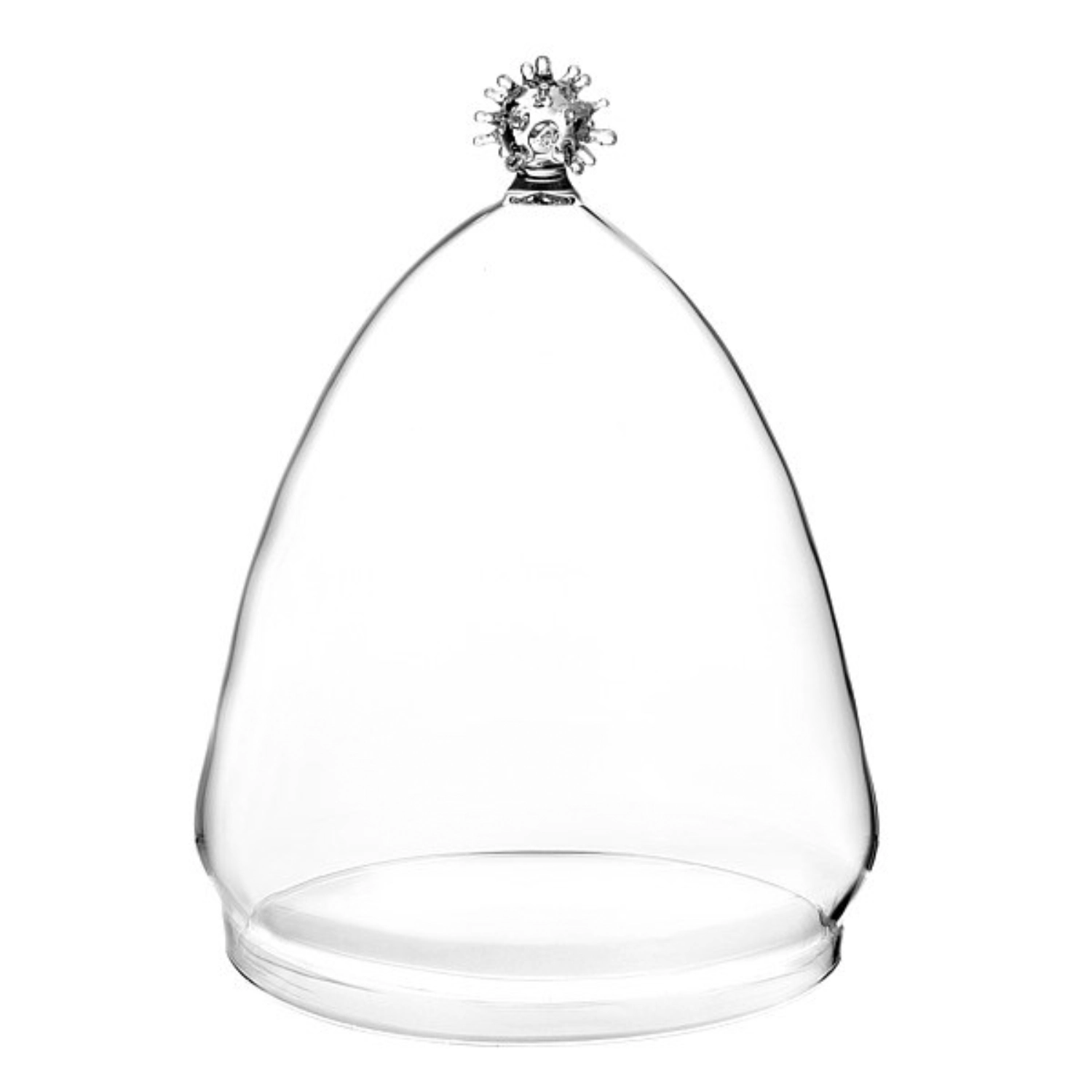 CUSPIS Cloche en verre, verre borosilicaté, D10.5cm, H14.5cm