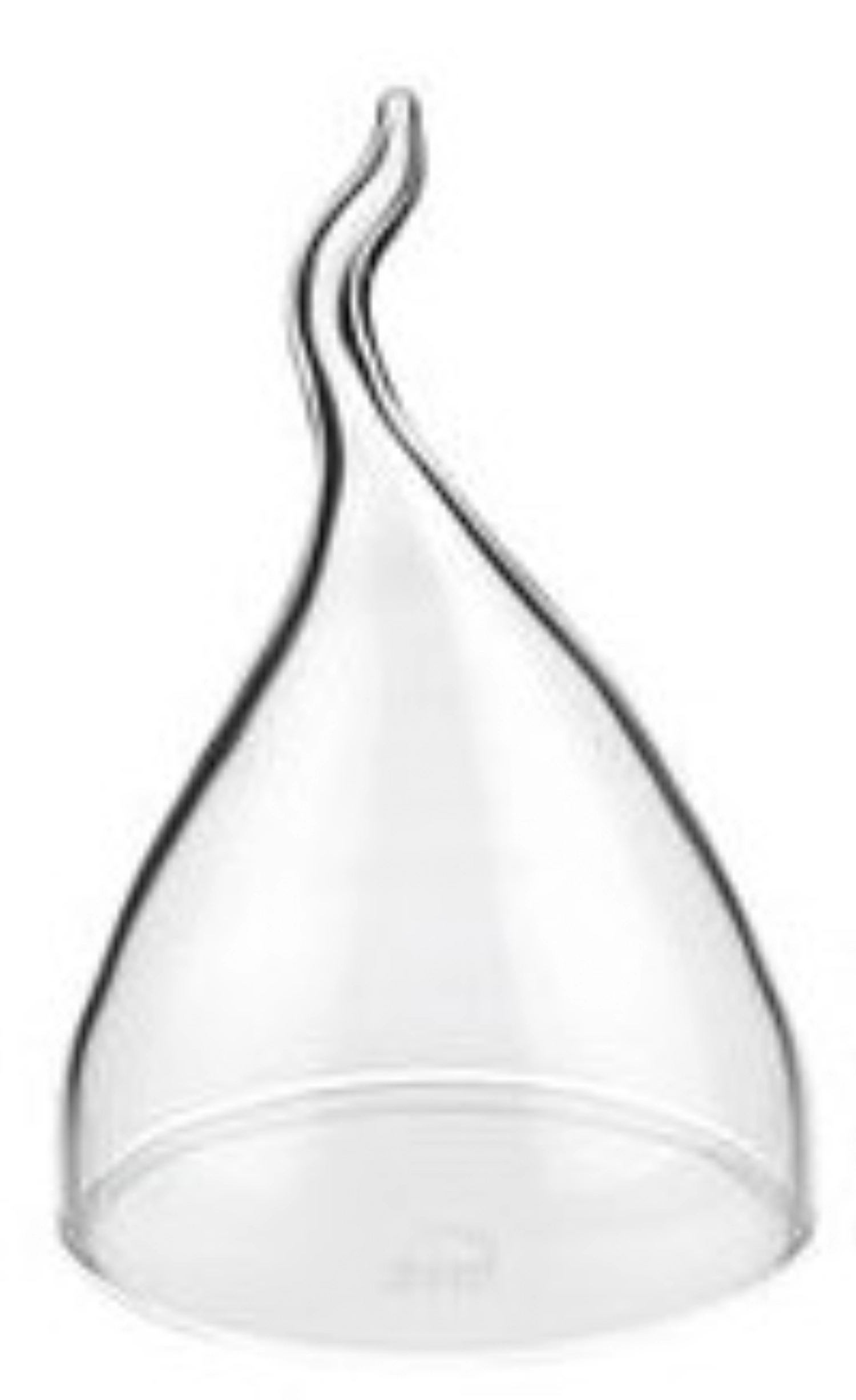 Cloche en verre, verre borosilicaté d9cm, h14-16cm