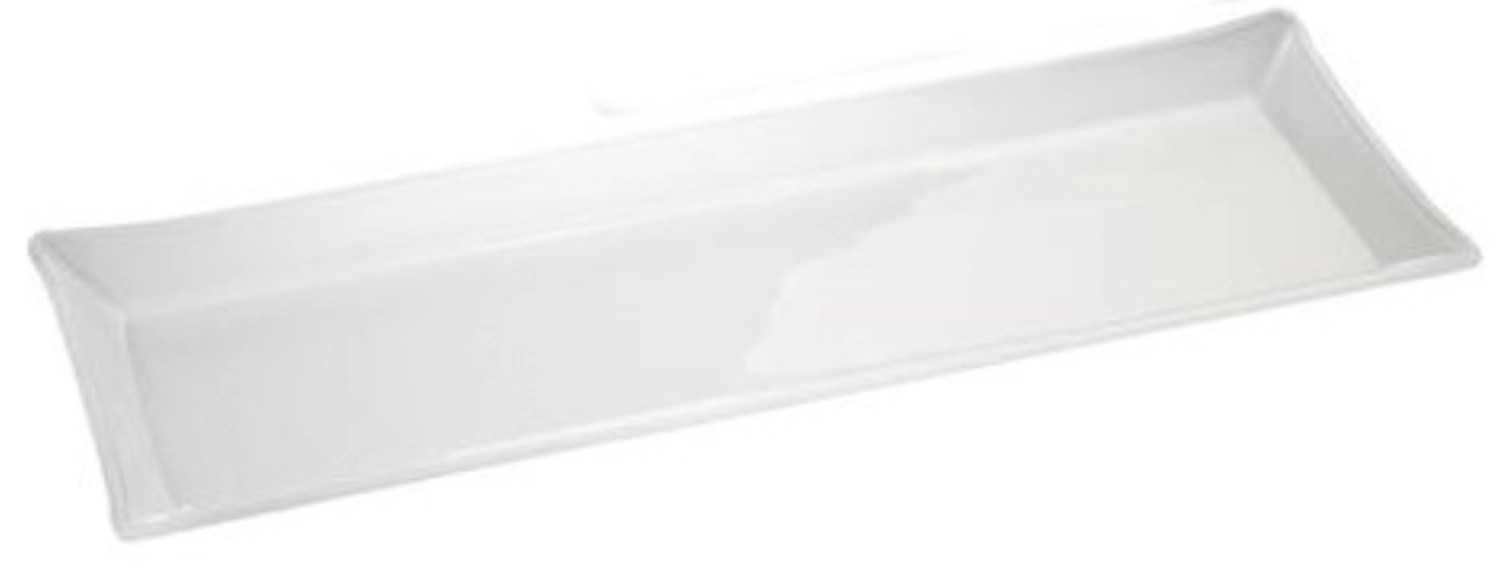 Plateau en verre, satiné, 62x21x3.5cm