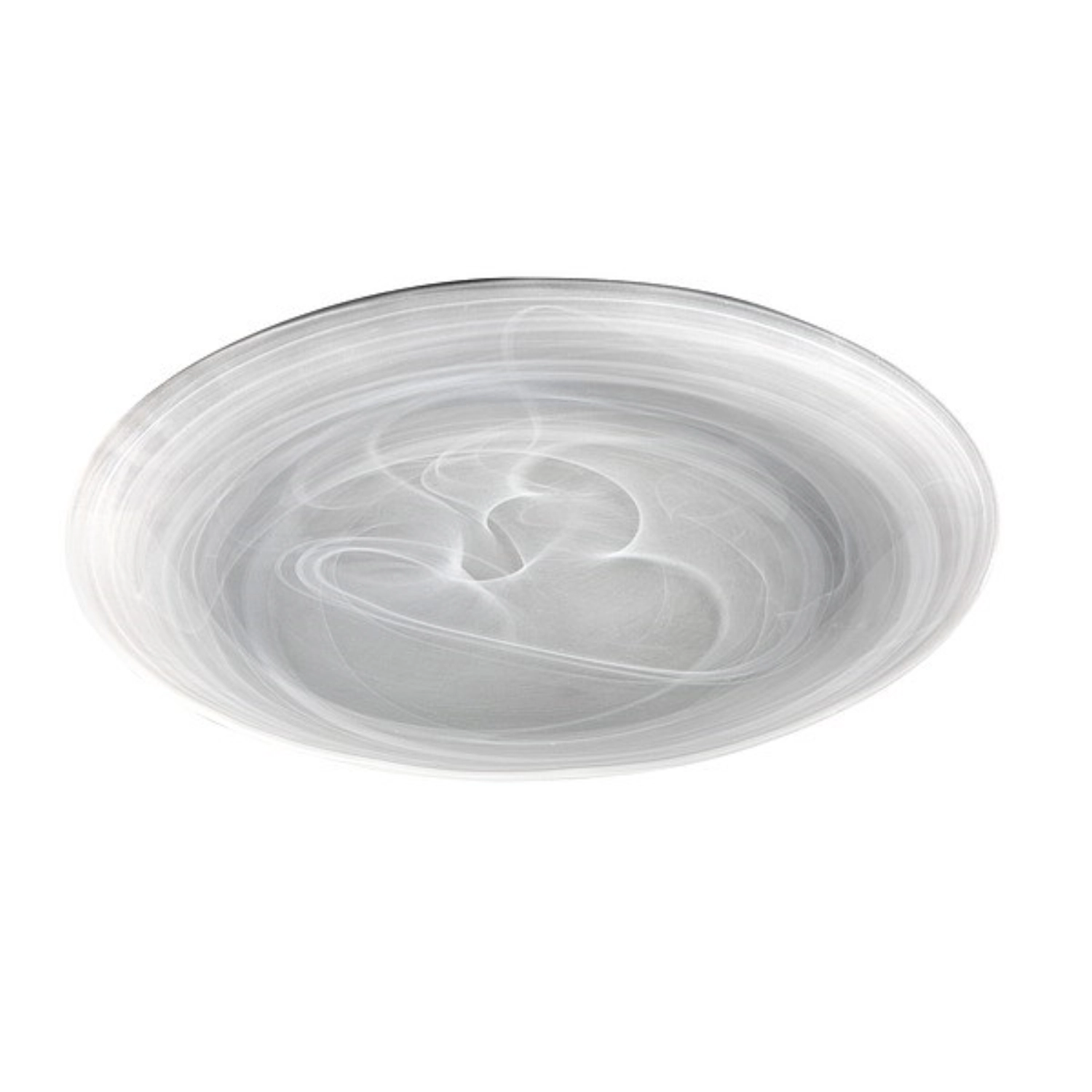 3er Set UNIQUE Glasteller, marmoriert/satiniert, D32cm