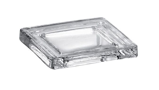 12er Set Glas-Miniatur/Deckel für 5254+5255, klar, 4.9x4.9cm