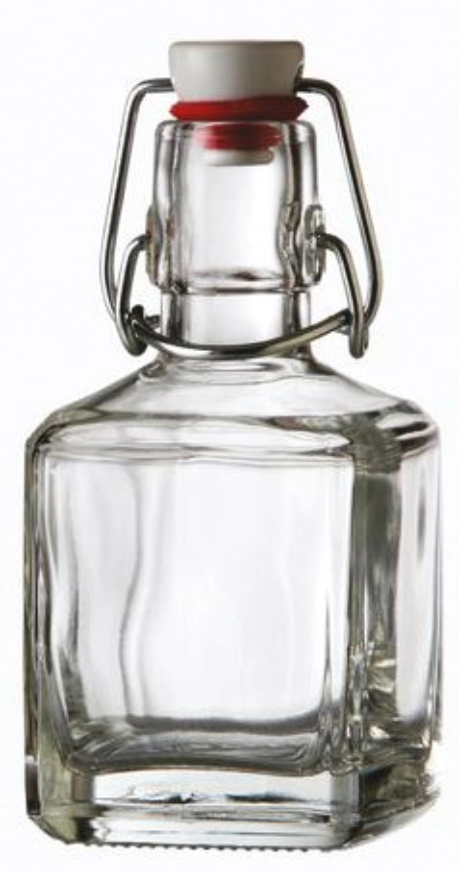 Set de 12 bouteilles en verre a. bouchon à étrier, 0.2L