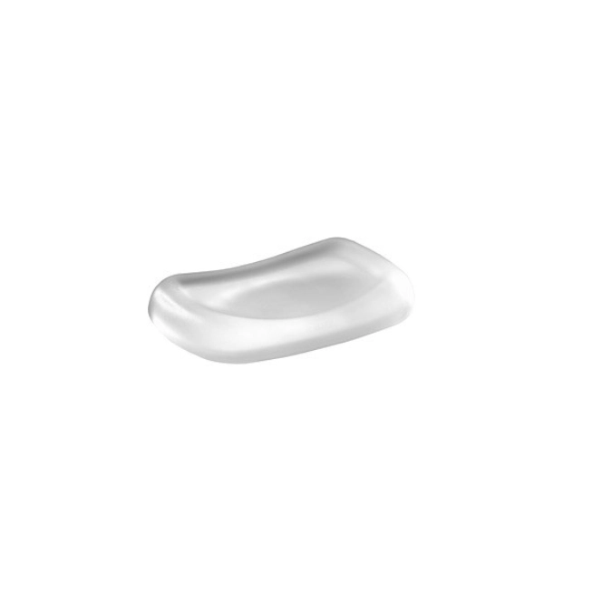 DONNA Coussin en verre, satiné, 16.5x11cm, H3cm