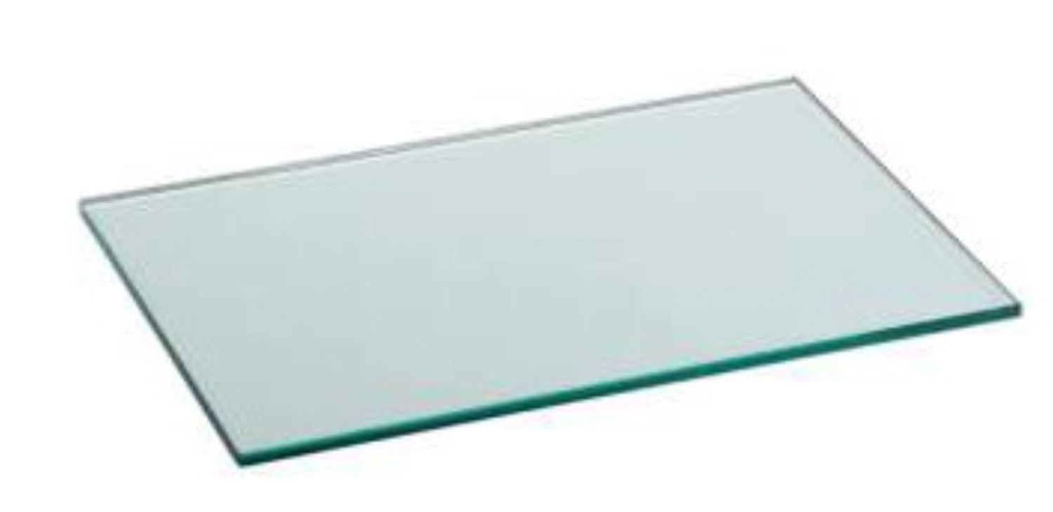 Plateau de buffet en verre, transparent, trempé, 50x42x1cm