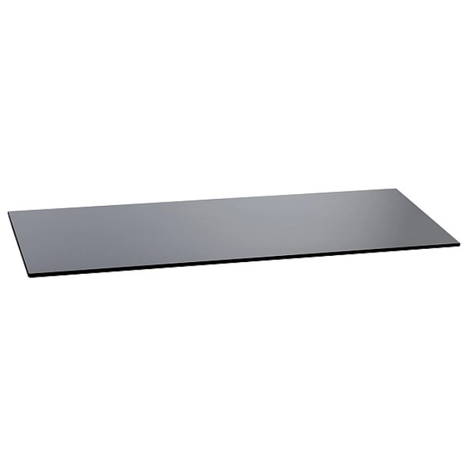 Plateau de buffet stratifié, gris foncé, 95.4x39x0.8cm