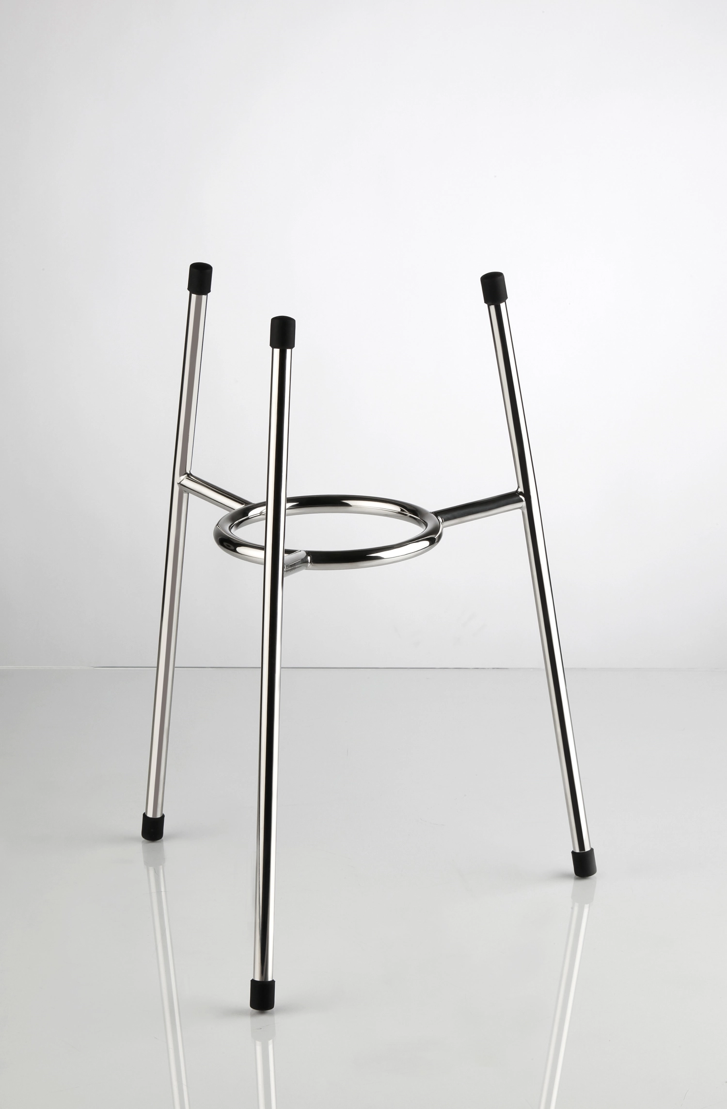 Set de 3 supports de buffet STABLO XL m. anneau, inox poli,