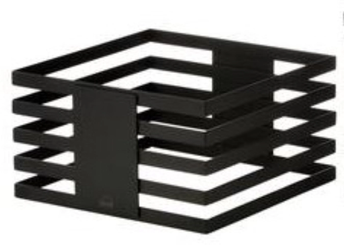 SQUARELINE Buffetständer, Edelstahl, schwarz, 24x24x13.5cm