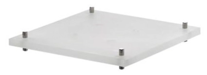 SQUARELINE Adaptateur acrylique, translucide 27x27x3.5cm