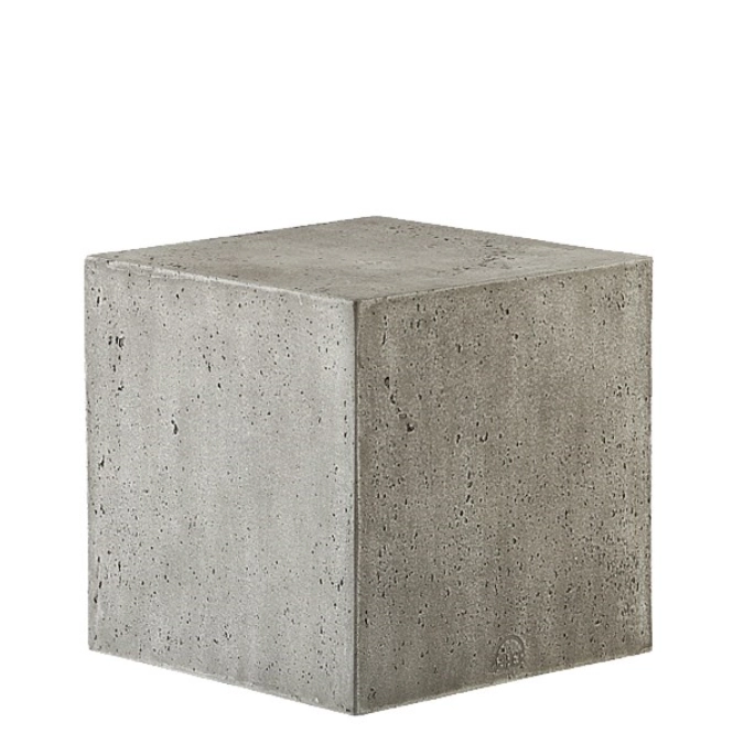 KONKRET ! Présentoir de buffet, gris clair 24x24cm, H24cm