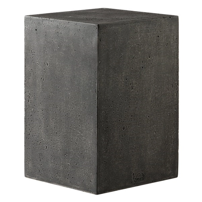KONKRET ! Présentoir de buffet, gris foncé, 24x24cm, H36cm