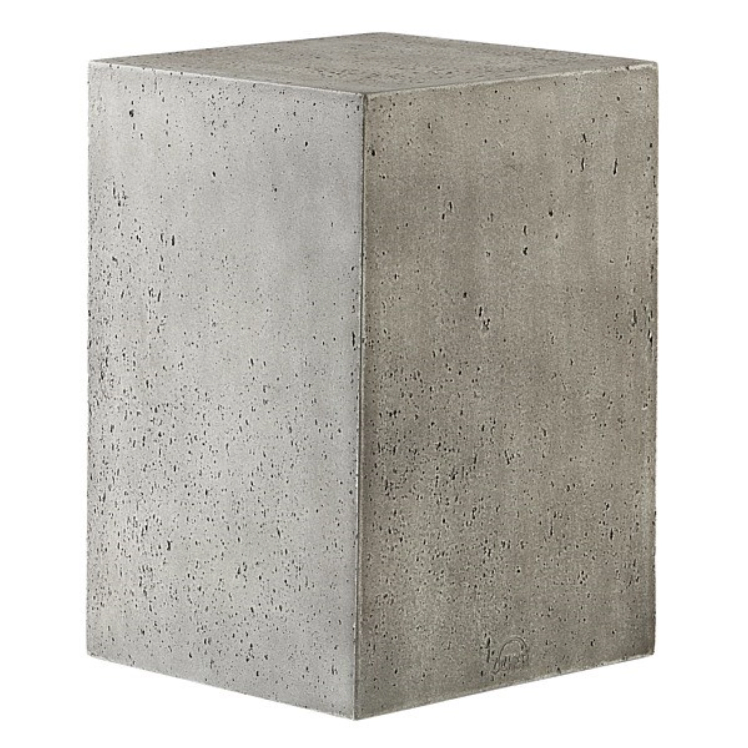 KONKRET ! Présentoir de buffet, gris clair 24x24cm, H36cm