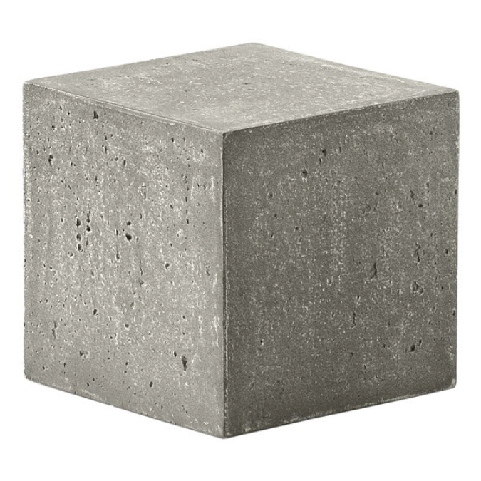 2 pièces de KONKRET ! Présentoir de buffet, gris clair, 12x1