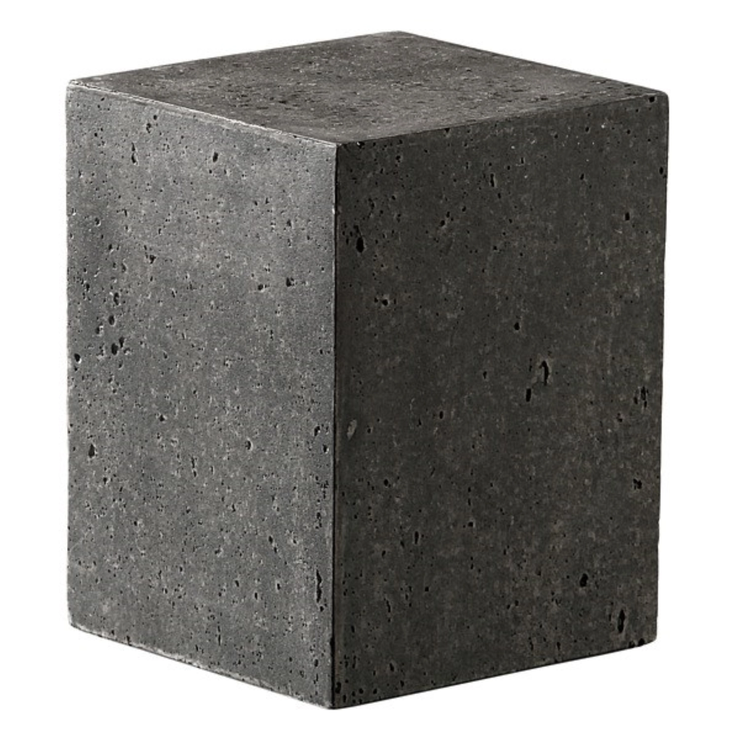 Lot de 2 KONKRET ! Présentoir de buffet, gris foncé, 12x12cm