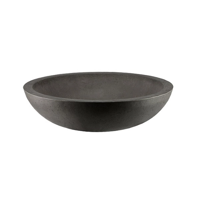 KONKRET ! Plateau XXL, gris foncé, D100cm, H28cm