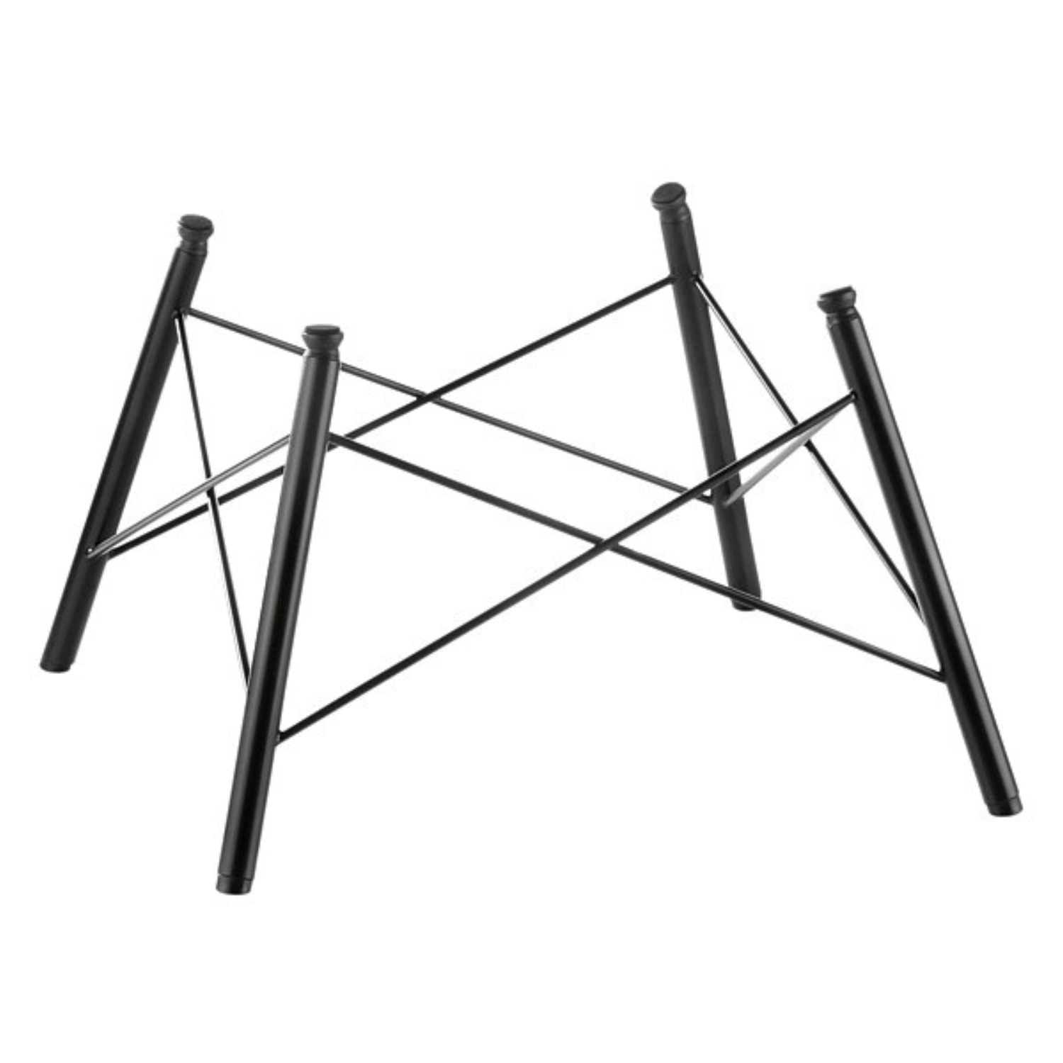 CROSSLINE Présentoir de buffet, noir mat, 49.5x49.5x31cm