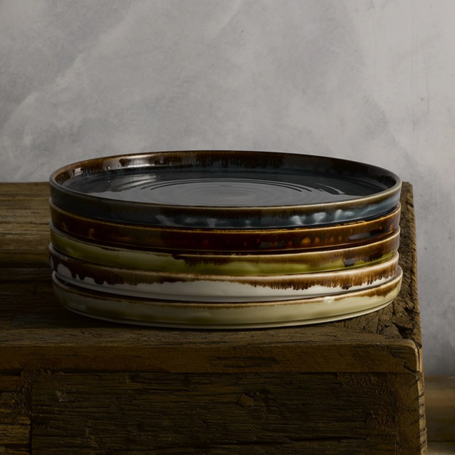 Harvest Grey Walled Teller