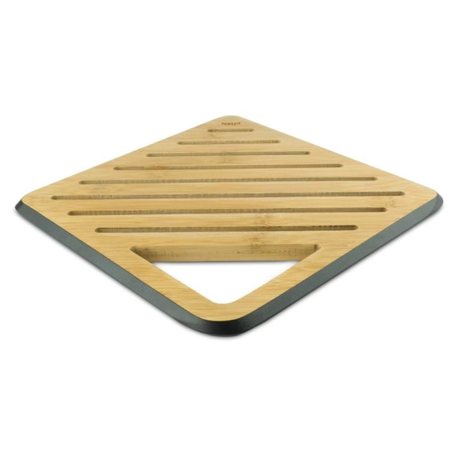 Pebbly dessous de plat en bambou, 20x20cm, cream