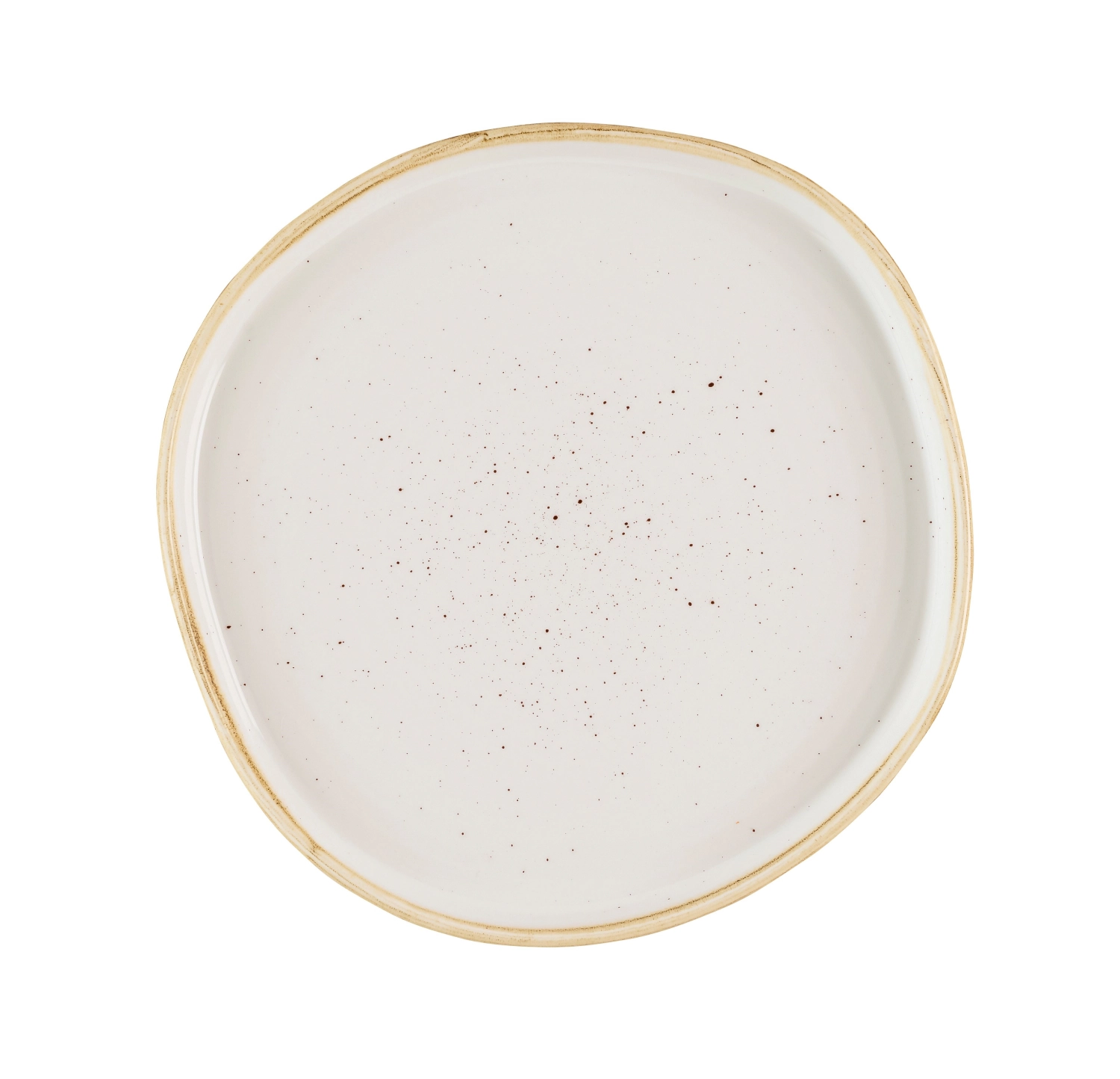 Stonecast Barley White Assiette plate gaufrée bio