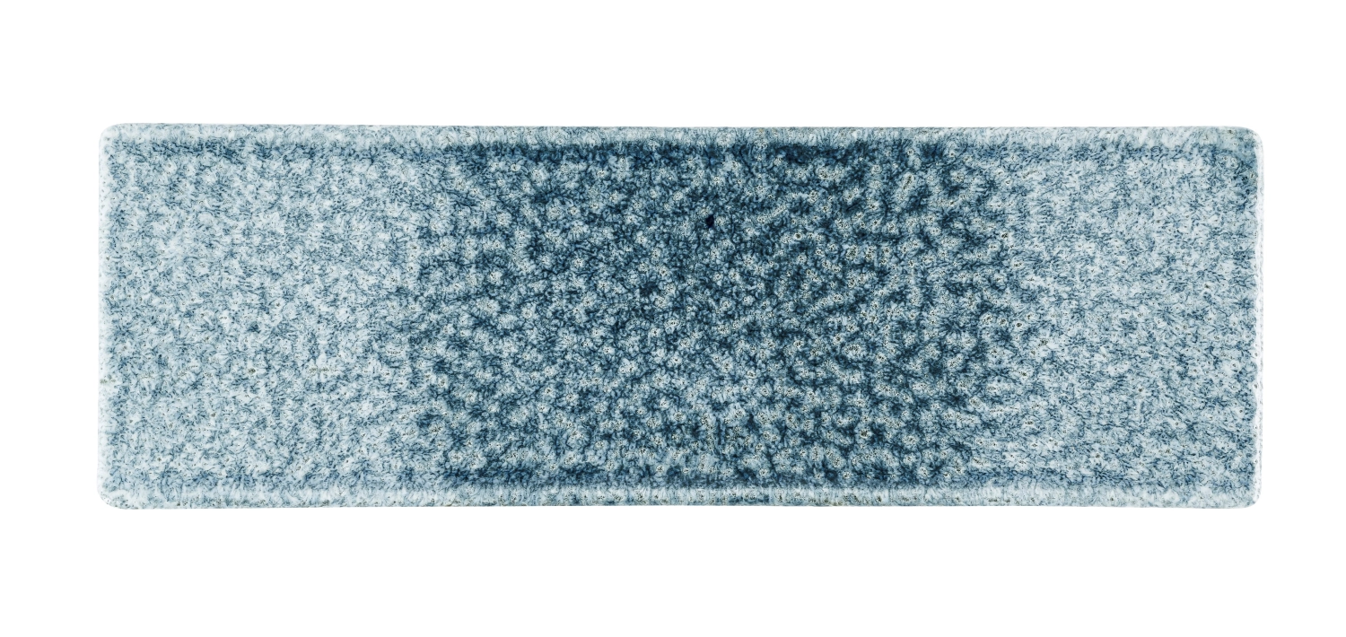 S.P. Raku Topaz Blue Platte