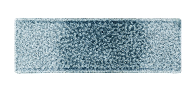 S.P. Raku Topaz Blue Platte