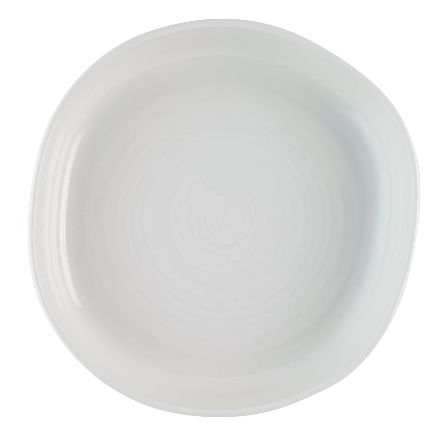 Chefs Plates White Organic Walled saladier