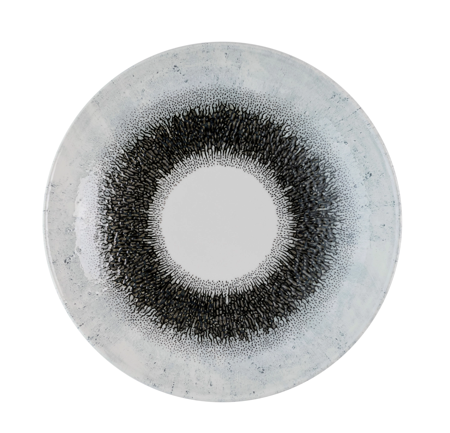 S.P. Fusion Quartz Black Coupe Assiette creuse