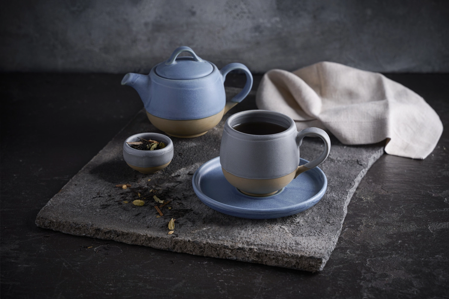 Emerge Seattle Grey Cappuccino Untertasse