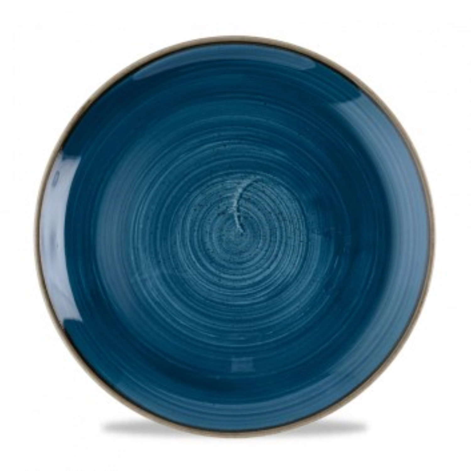 Stonecast Java Blue Coupe Teller flach