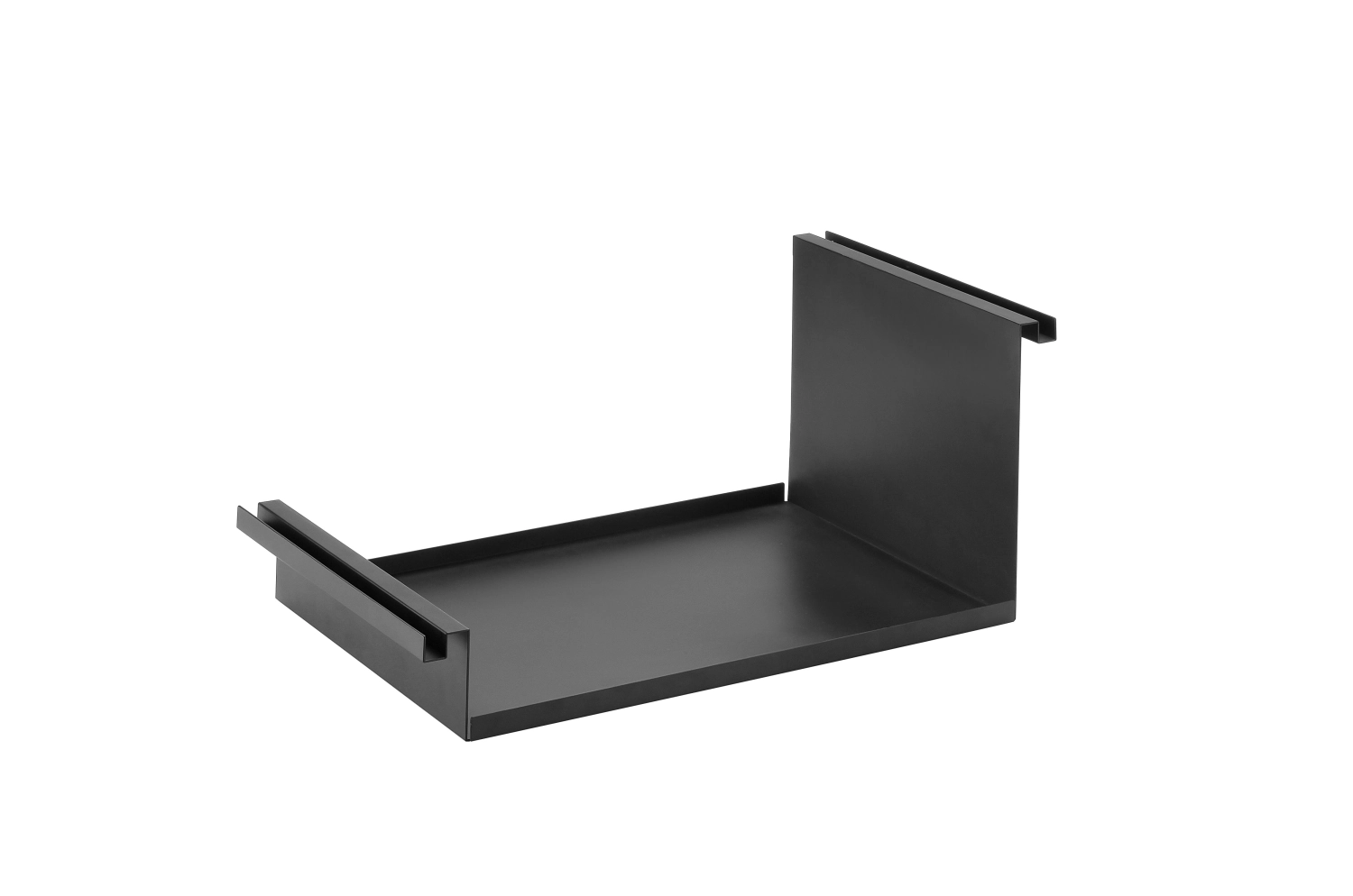 Plaque de connexion GLOW M, acier, noir mat, 55,2x32,6x24cm