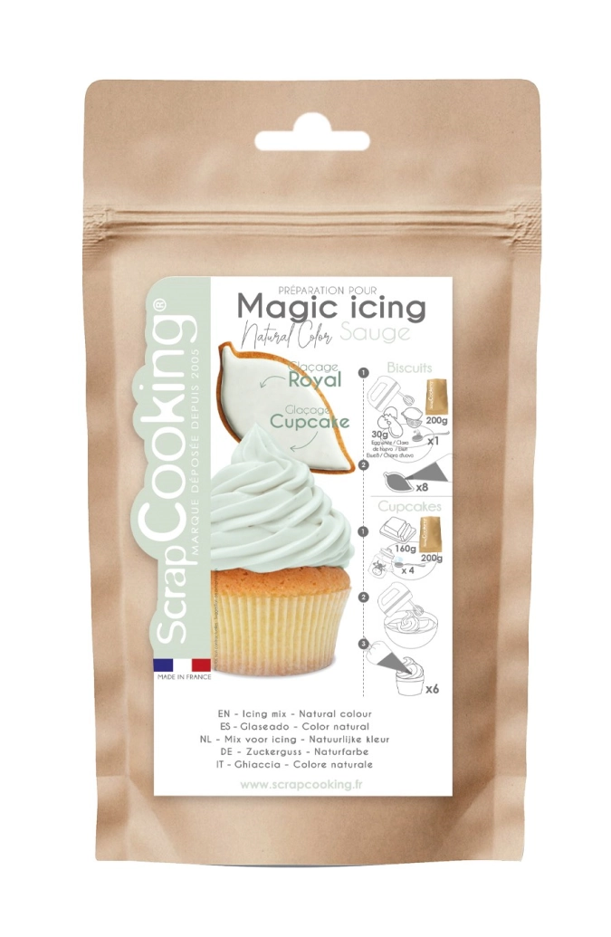 Glaçage magic icing sauge 200g