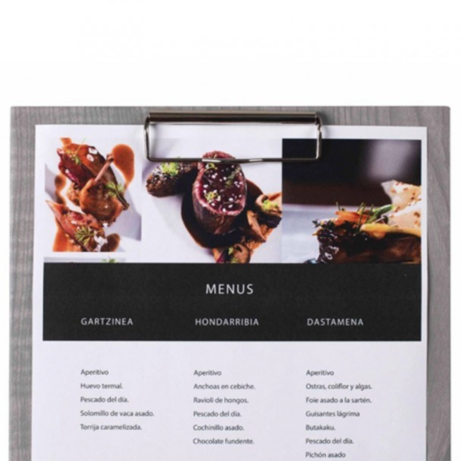 Porte-menus Max 23.5x33.5cm A4