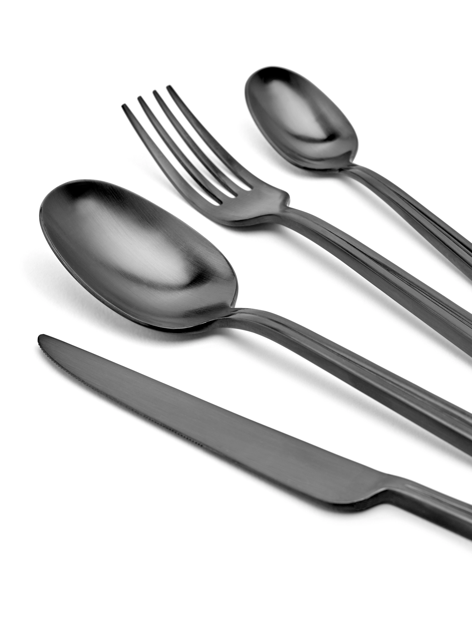 Dune Kaffeelöffel schwarz 13.78x2.7x0.83