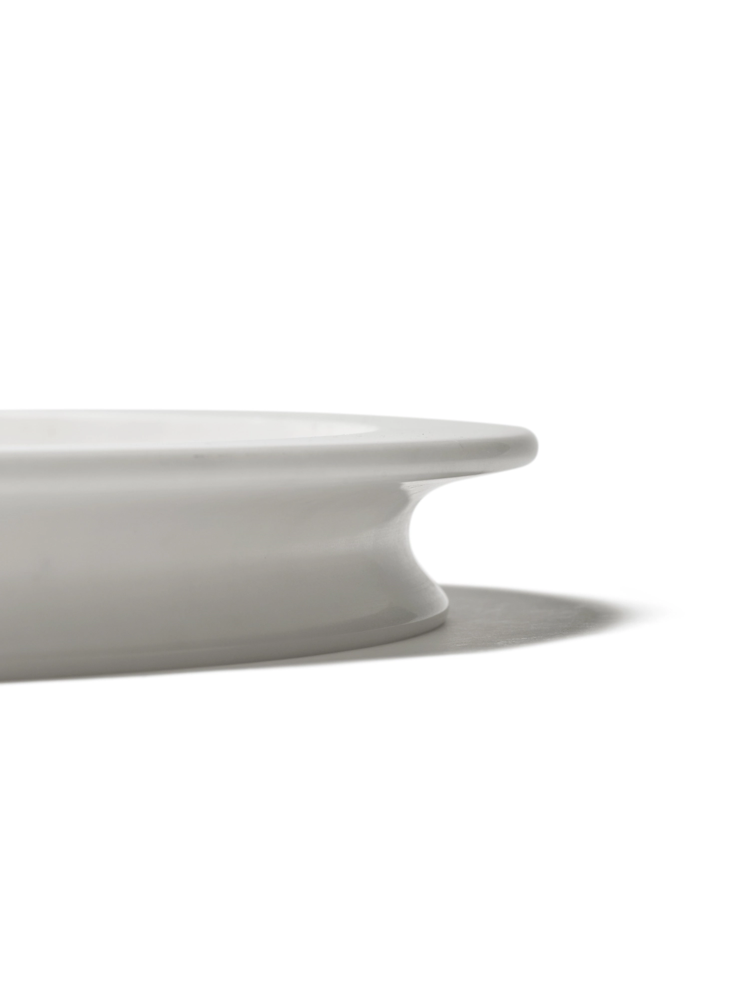 Plateau Dune L blanc D53xH4.6