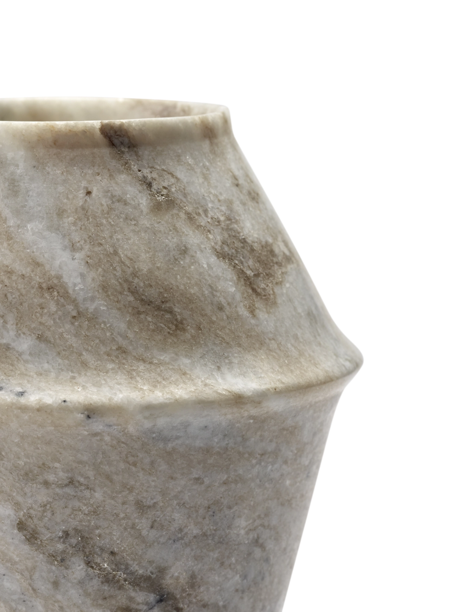 Dune Vase 2 marron clair D14xH18