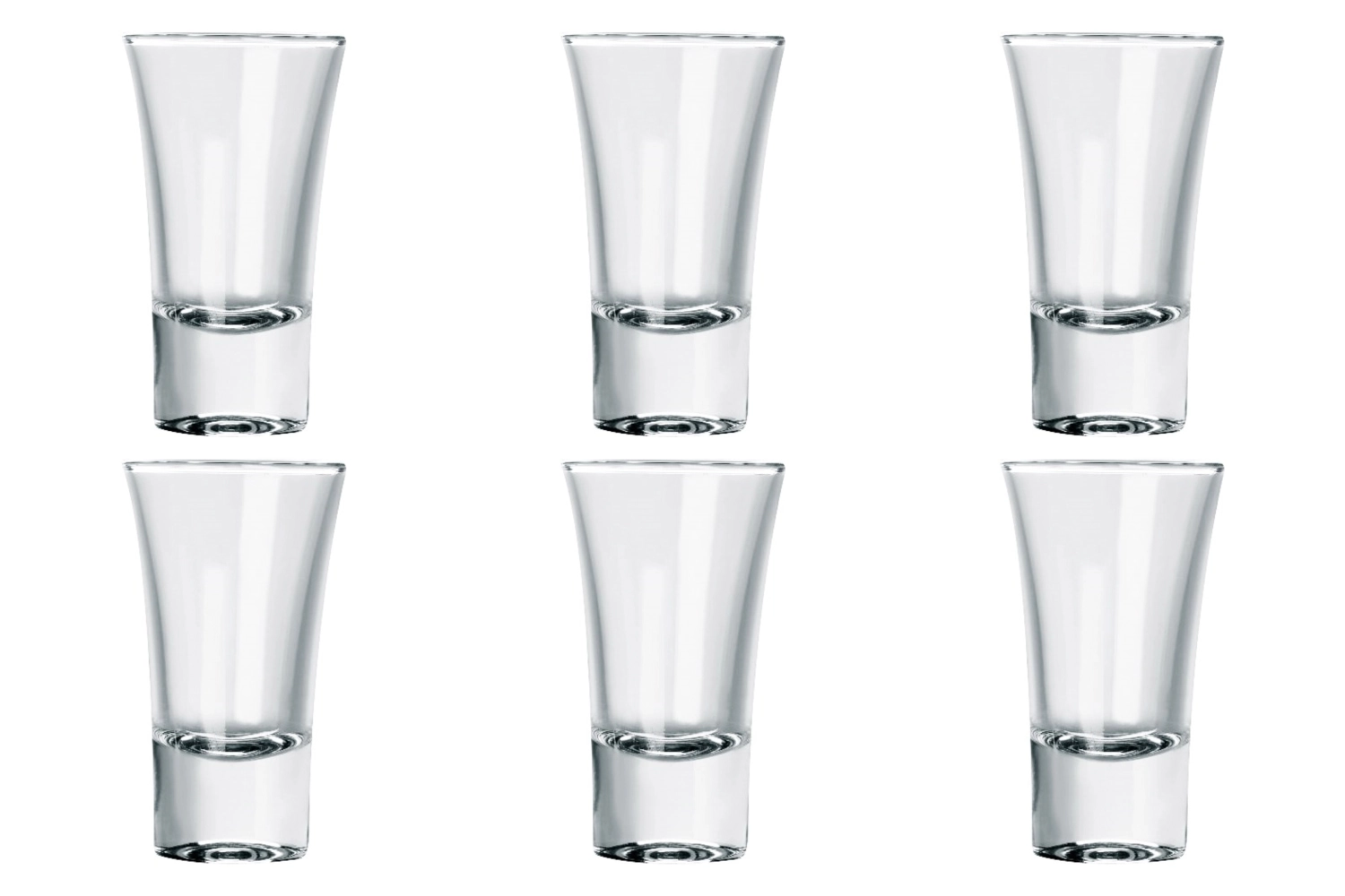 Set de 6 verres à liqueur cresta junior 3cl 7cm