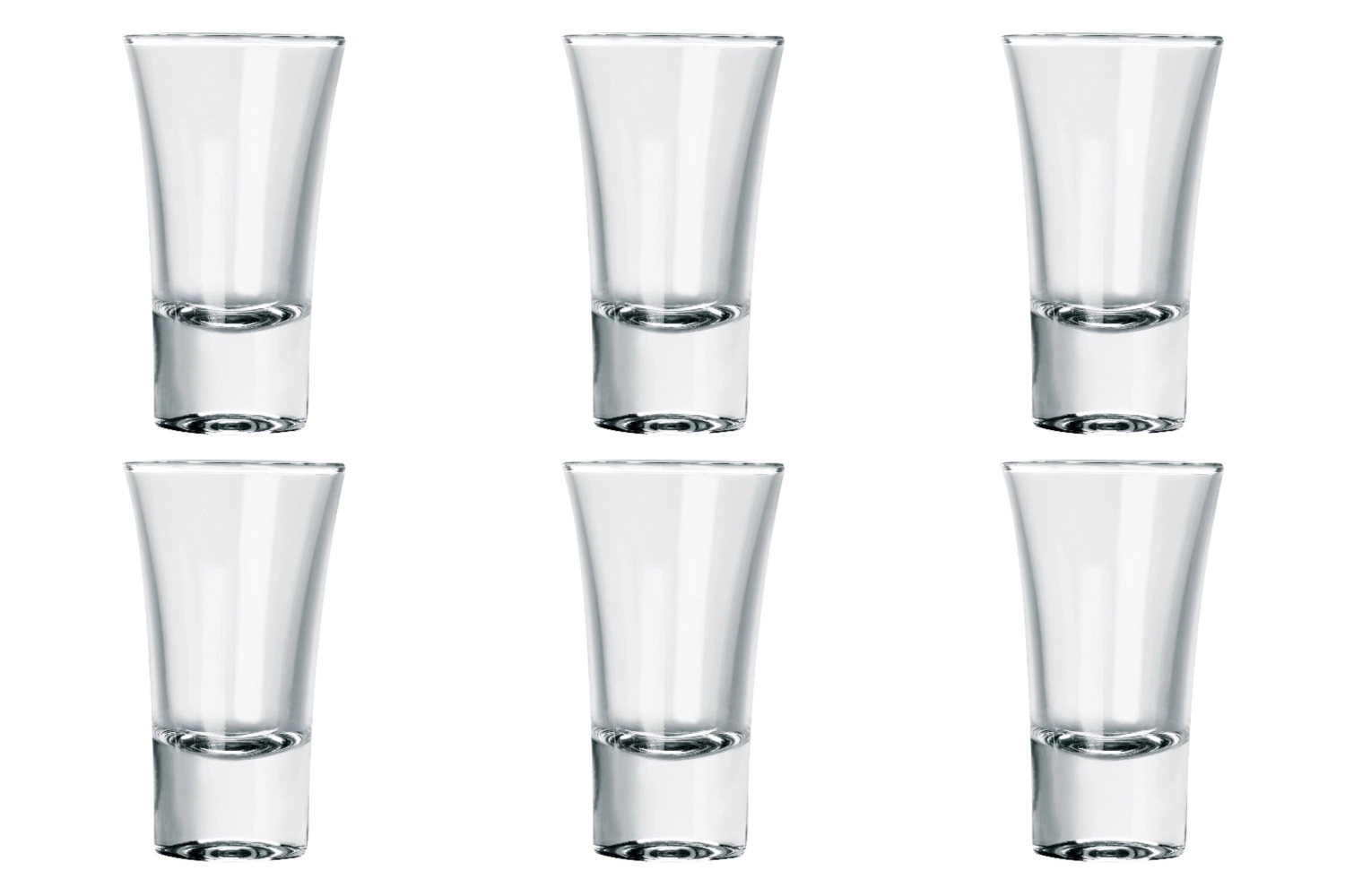 Set de 6 verres à shot et à liqueur cresta senior 6cl 8.8cm