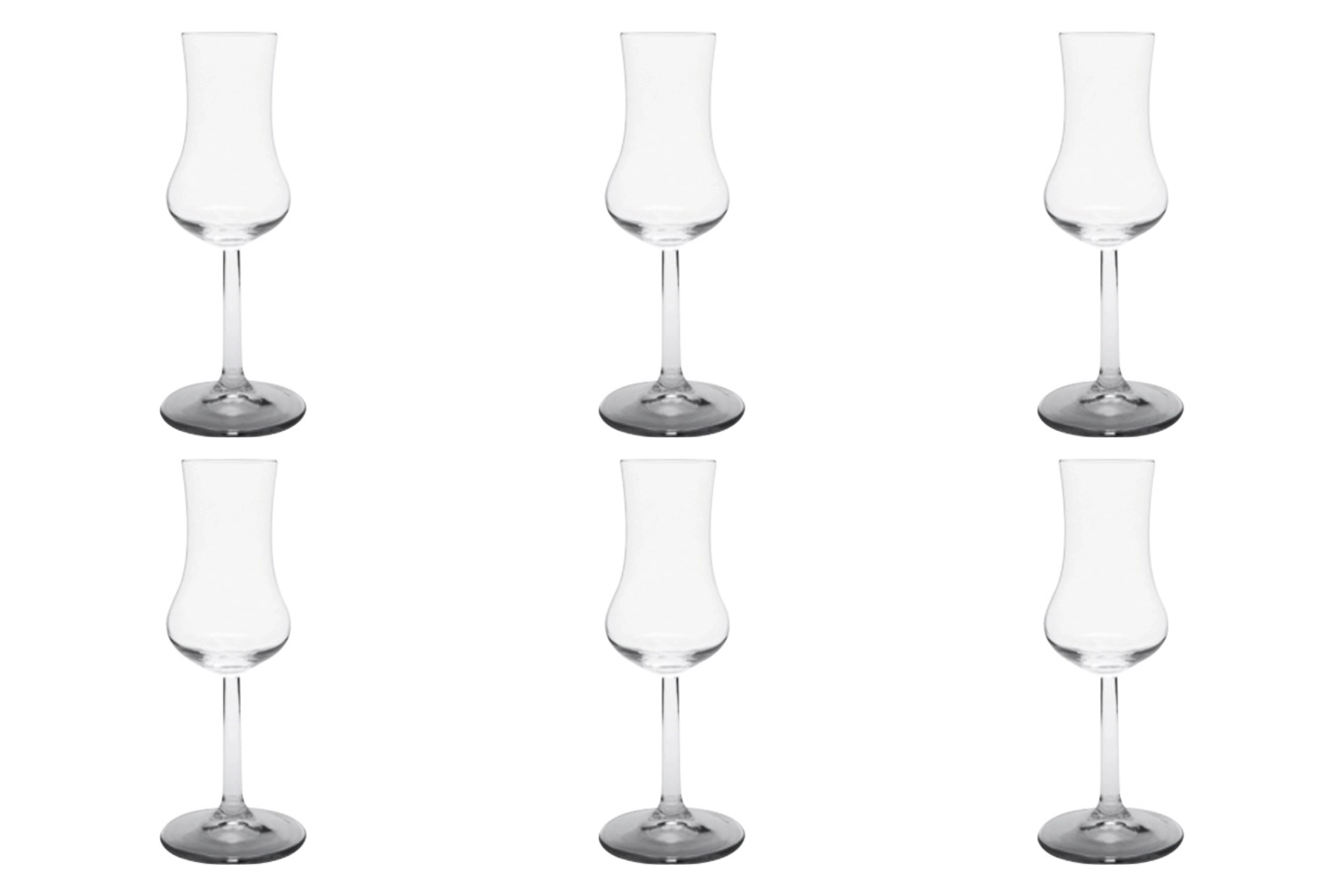 Set de 6 coupes à grappa taro 8cl 16.1cm