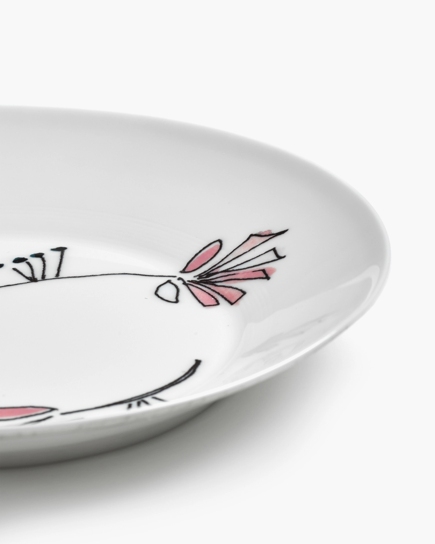 Marni Assiette creuse M Fiore Rosa