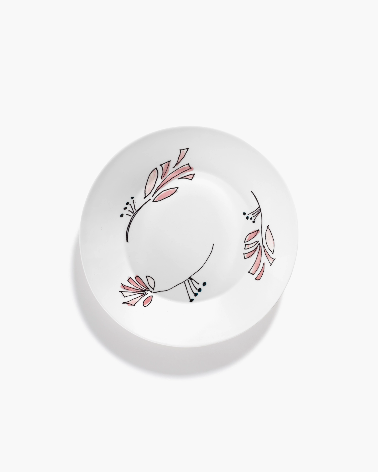 Marni Assiette creuse L Fiore Rosa