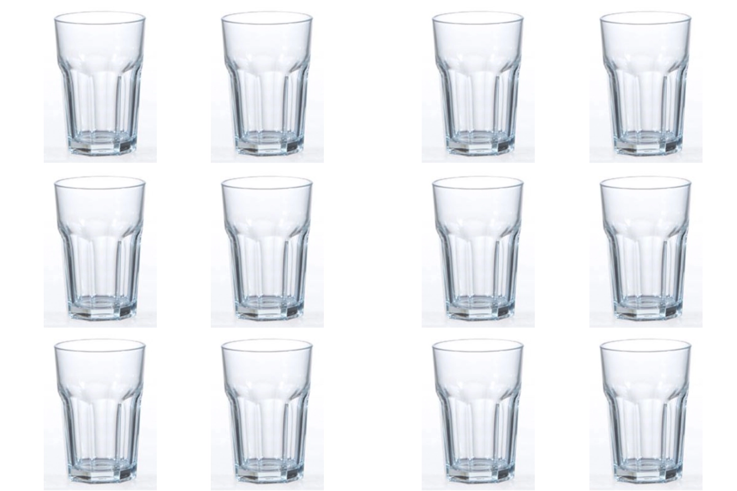 12er Set Casablanca Longdrinkbecher 35 5cl  3dl geeicht