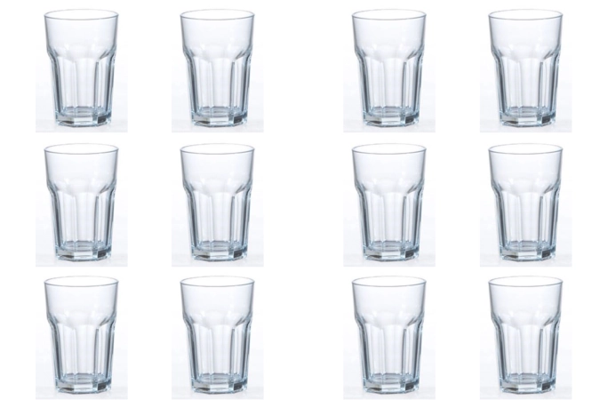 12er Set Casablanca Longdrinkbecher 35 5cl  3dl geeicht