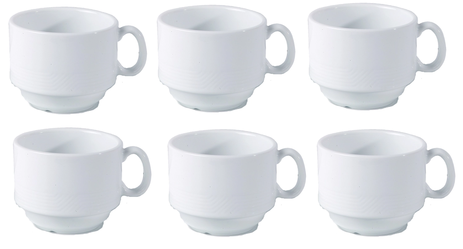 Set de 6 tasses supérieures Karat 19 Moka