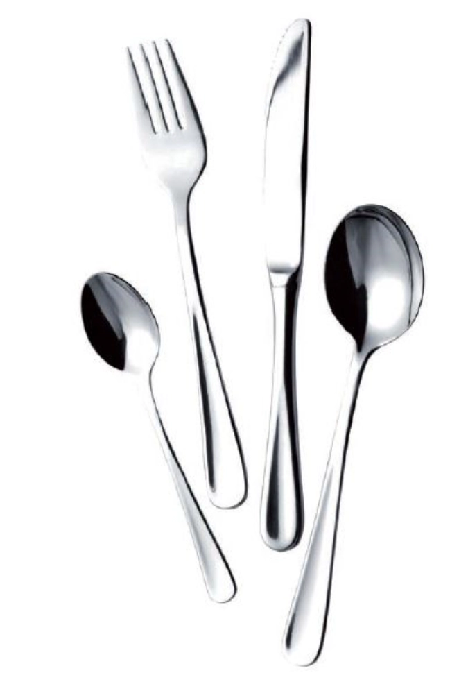 Cuillère de table en acier chromé