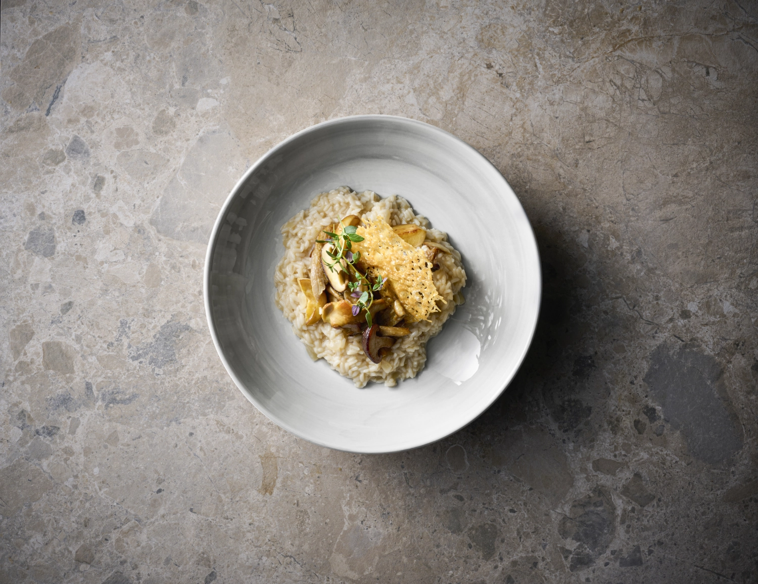 Stonecast Canvas Grey Coupe Assiette creuse