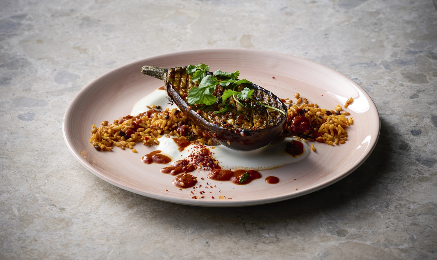 Stonecast Canvas Coral Coupe Teller flach